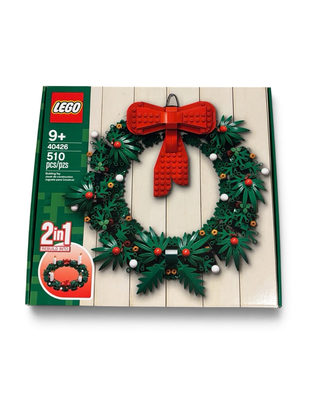Lego 2 in 1 Christmas Wreath Set (#40426)